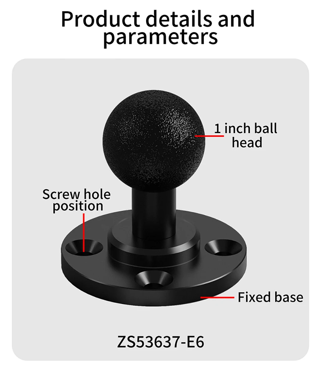 Kamera Stativ Basis Adapter 1/4 3/8 M6 Loch Aluminium Feste Platte Wand Halterung für DSLR GoPro Magic Arm Projektor Monitor Halterung – Detail 15