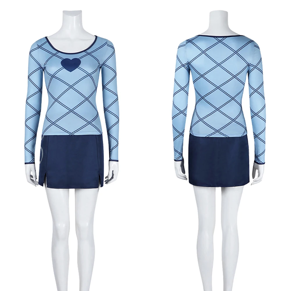 

Костюм для косплея Нами из аниме «One Piece» (2026), синий сетчатый топ, комплект одежды для женщин, наряды для ролевых игр, костюмы для Хэллоуина и карнавальных вечеринок