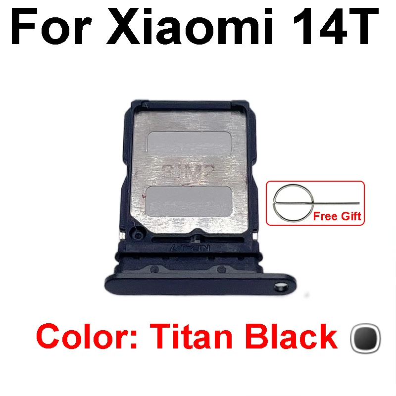 Sim Card Slot Tray For Xiaomi 14T Pro SIM Card Tray Holder Adapter