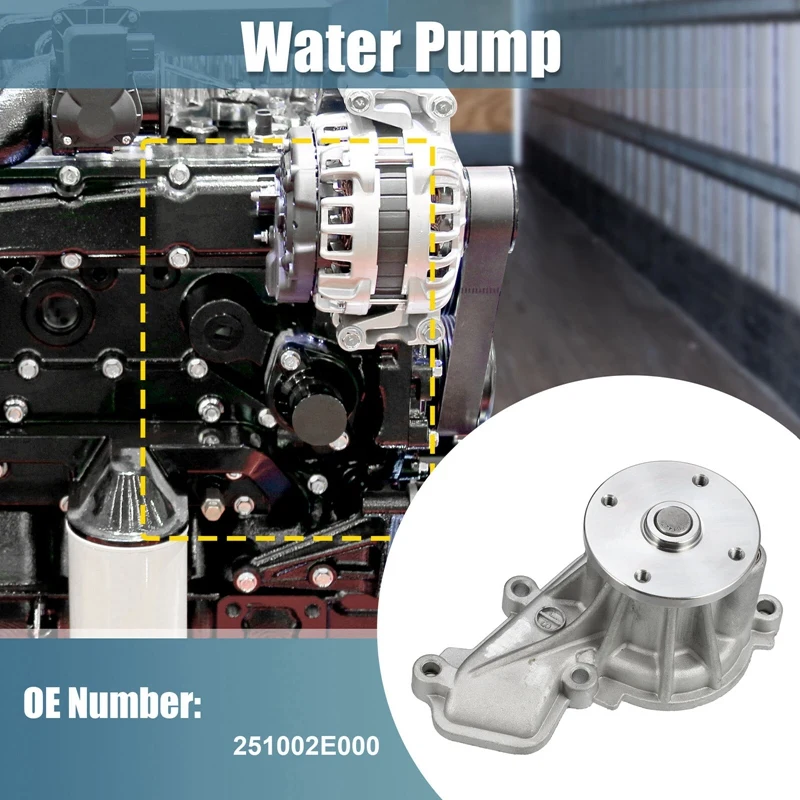 251002E000 Cooling Water Pump Cooling Water Pump Assembly Engine Supplies for Hyundai Kia 251002E005