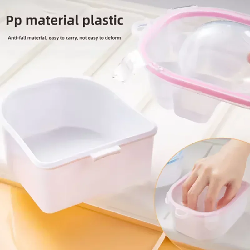 ネイルポリッシュリムーバー浸漬ボウル ネイルアートトリートメントヘルスツール 耐久性のある角質ケアバブルボウル ジェルネイルリムーバー