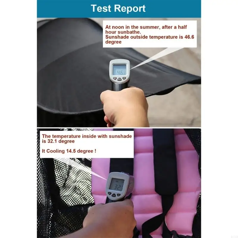 BX0D 고성능 베이비 차양 업그레이드 된 차양 캐노피-유모차 유모차 버기 용 UV 보호 유모차 커버