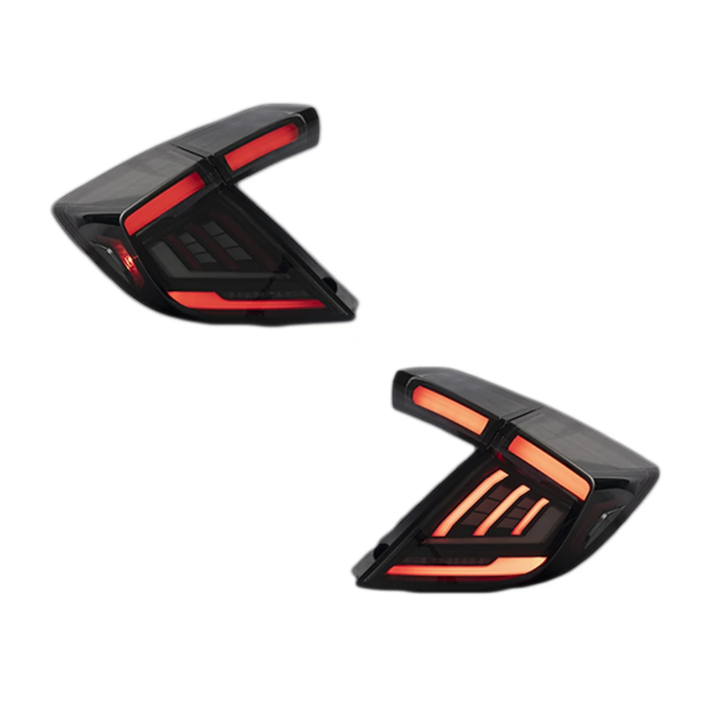 Pair Of Car Tail Light Assembly For Honda Civic 2018-2022 LED Brake Signal light Tuning Parts Car Rear Lamp System