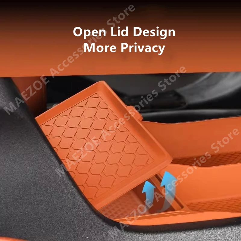 For LI AUTO LIXIANG L6/L7 24-25 ABS Armrest Box Storage Box,Car Interior Decoration Modification Accessories Refit