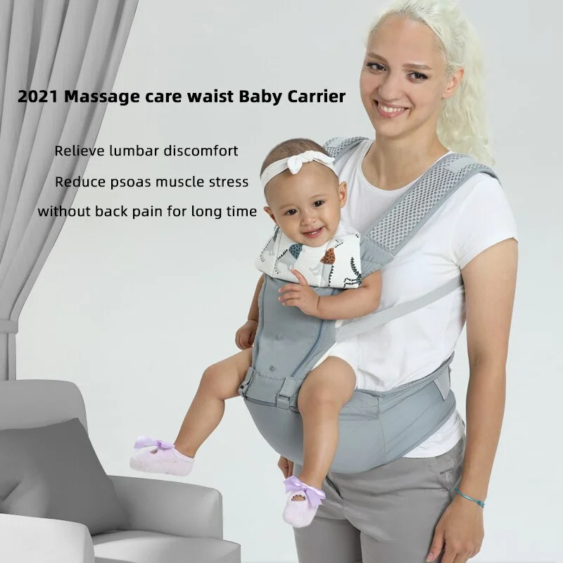 0-48 Months Ergonomic Baby Carrier Backpack With Hip Seat For Newborn Multi-function Infant Sling Wrap Waist Stool Baby Kangaroo