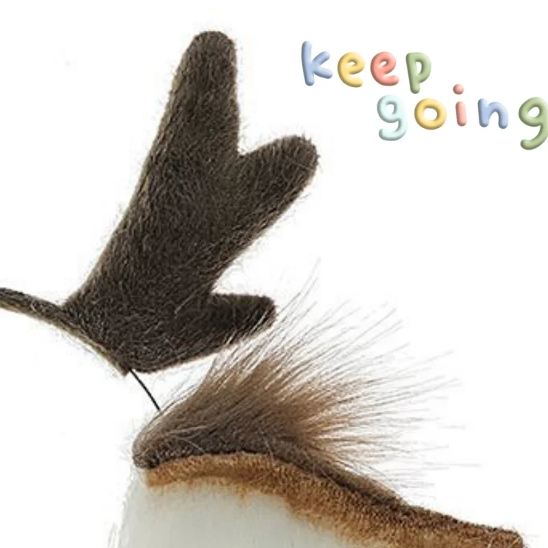 

Soft Head Hoop Plush Deer Ear Headband Fashion Hair Band Usefull Winter Bands Christmas Decor Hair Accessories Lovely Hair Belt