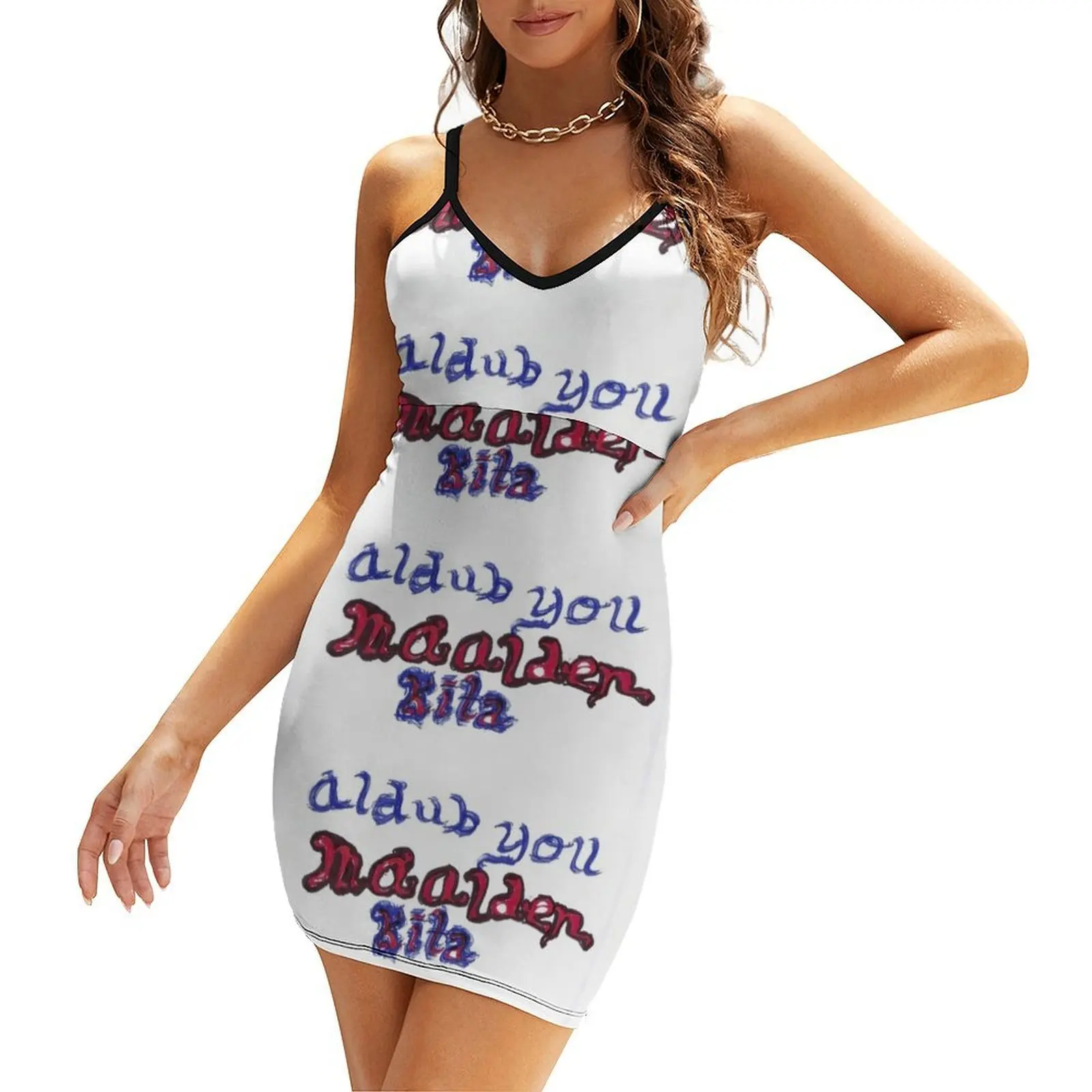 

Aldub 2 Sling Dress women evening dress elegant party dress for women 2025 women's evening dresses Woman dresses