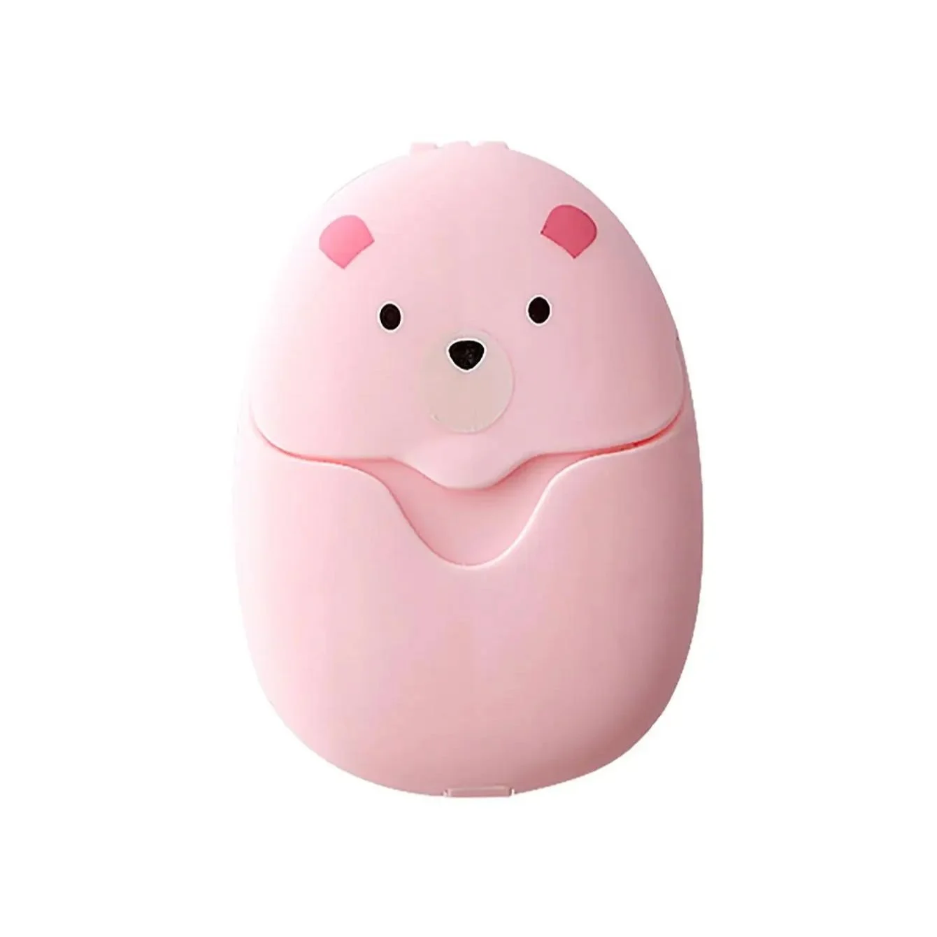 50pcs 여행 휴대용 종이 야외 일회용 손 씻기 비누 청소 비누 가정용으로 필수적인 휴대용 비누 상자