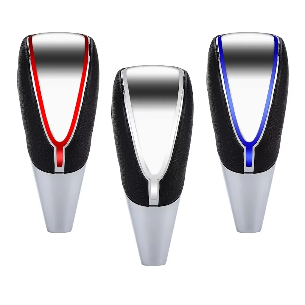 Blue Color Auto Car Touch Activated Changeable LED Manual MT Gear Shift Knob Shifter Universal Fit For Honda Toyota Nissan