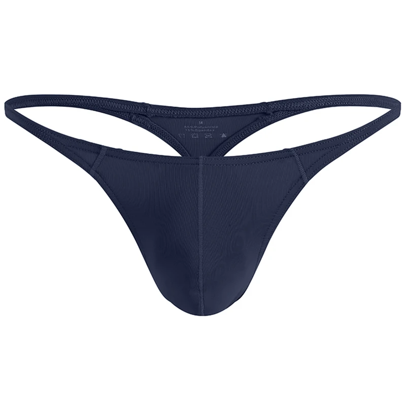 

Fashion Thongs and G Strings Underwear Solid Jockstrap Tanga Hombre Breathable Men's Sexy Lingerie T-back Panties