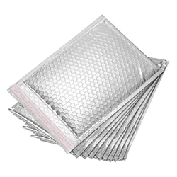 10/20/25Pcs Silver Thermal Bubble Mailer Self-Seal Packaging Bags Gift Packaging Padded Shipping Envelopes Foil Mailing Envelope