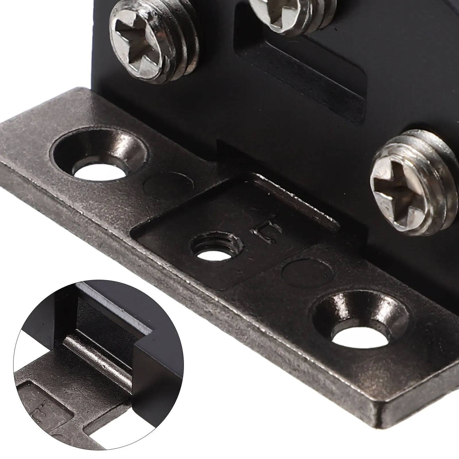 Glass Shower Door Hinges 4 Pack Stainless Steel Brushed Finish Space Saving Bathroom Hotel Hardware