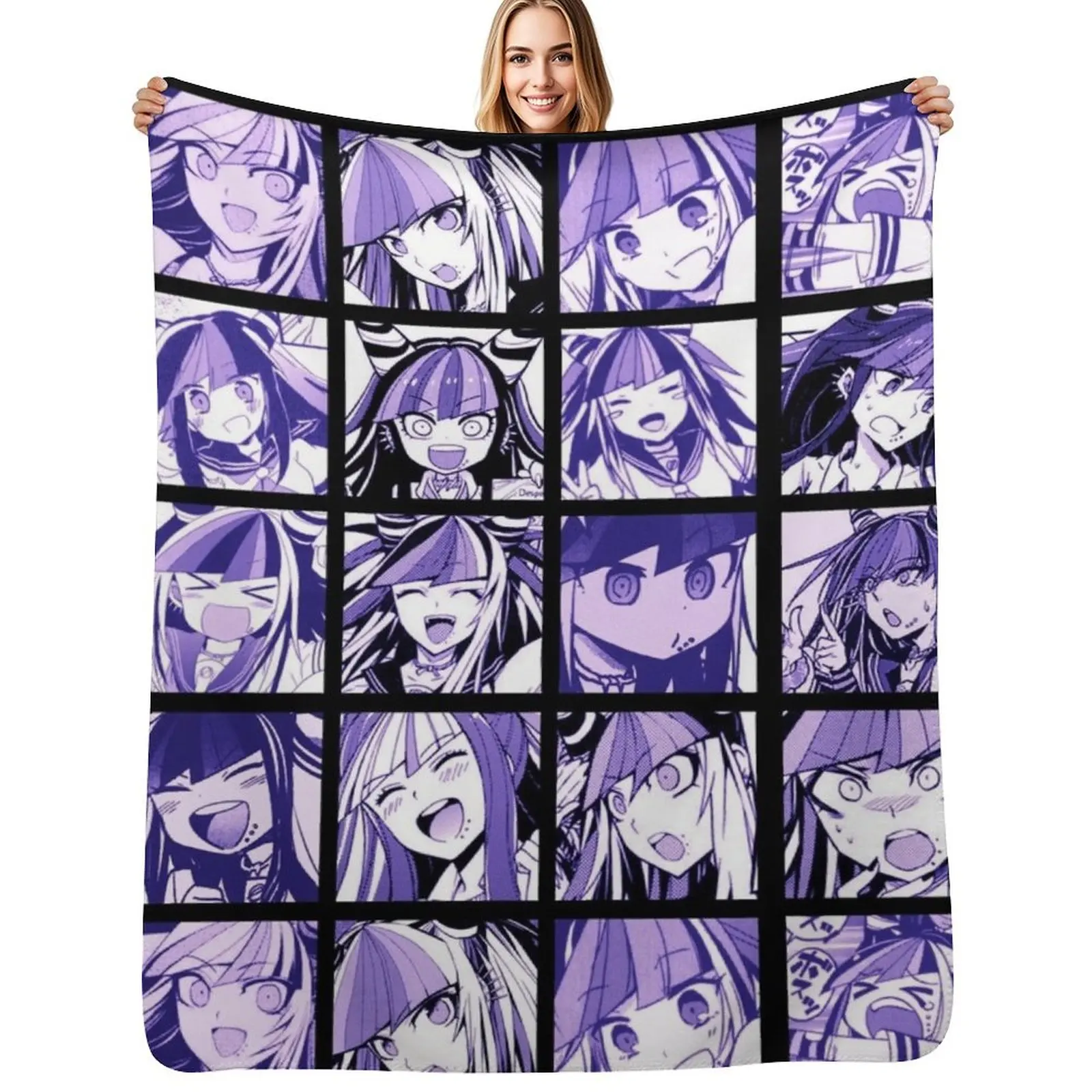 Ibuki Manga Collection (Colored) Throw Blanket Elegant Warm Throw Blanket for Hotel Home