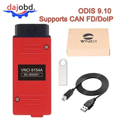 2023 VNCI 6154A support CAN FD and DoIP Protocol ODIS Original Driver Cover SVCI 6154 VAS6154 DOIP All Models And Function