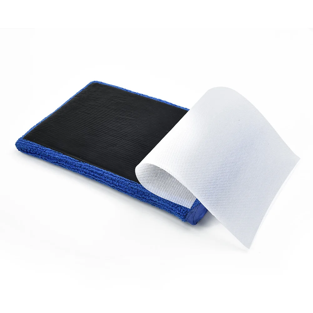 Guantes de Microfibra para Lavado de Coches, Accesorios, 1X 22.5*15.5cm, Guante de Barra de Arcilla Azul para Detallado y Limpieza + Barra de Arcilla