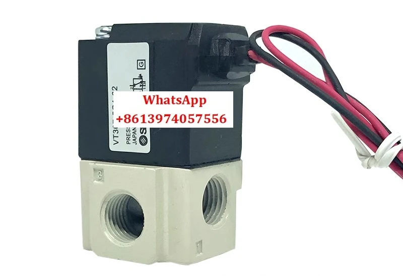 

Электромагнитный клапан VT307-5G/6G-01/02 двухпозиционный трехходовой электромагнитный клапан DC12V/24V пневматический регулирующий клапан
