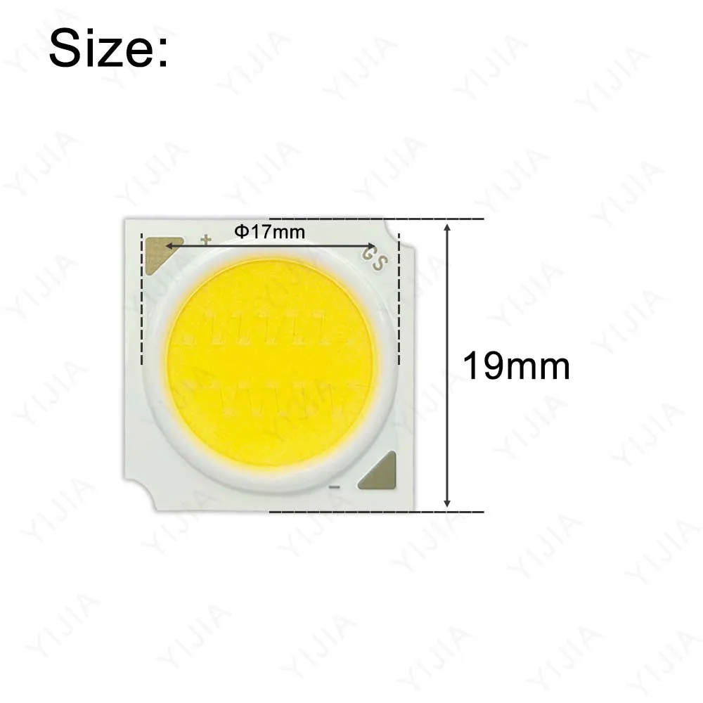 10pcs High CRI Ra95 LED COB Chips Warm Natural White 12W 15W 18W 24W 30W 36W 40W 50W 1917 COB Chip DIY LED Bulb Track Light