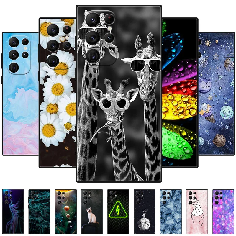 For Samsung S25 Ultra Soft Case S 25 Edge New Cute Silicone TPU Phone Cover For Samsung Galaxy S25 Plus S25+ 5G Protector Bumper