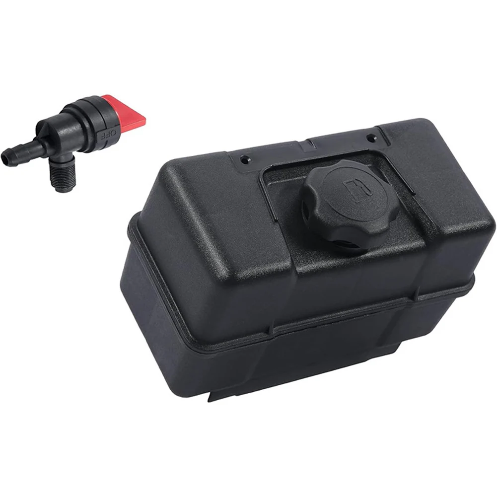 4-Quart Fuel Tank As Shown Plastic Fuel Tank Versatile Applications Outdoor Maintenance Resilient Material Compact Design