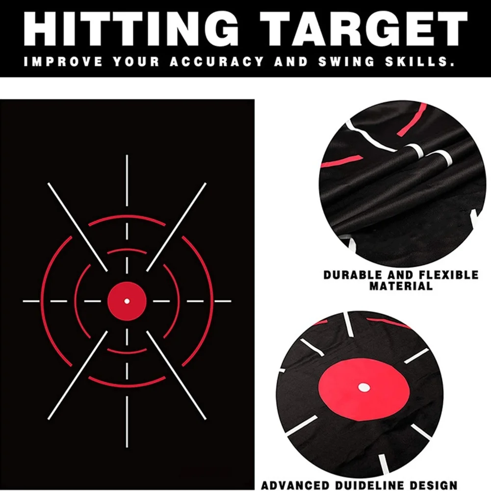 

Indoor Training Golf Target Cloth Vibrant Graphics Easy Storage Solution For Backyard Practice Aim Improvement