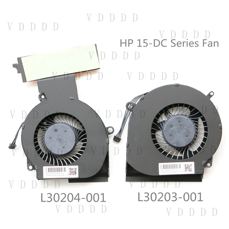 LL L30203-001 L30204-001 For HP Omen Laptop 15-DC TPN-Q211 CPU GPU Cooling Fan