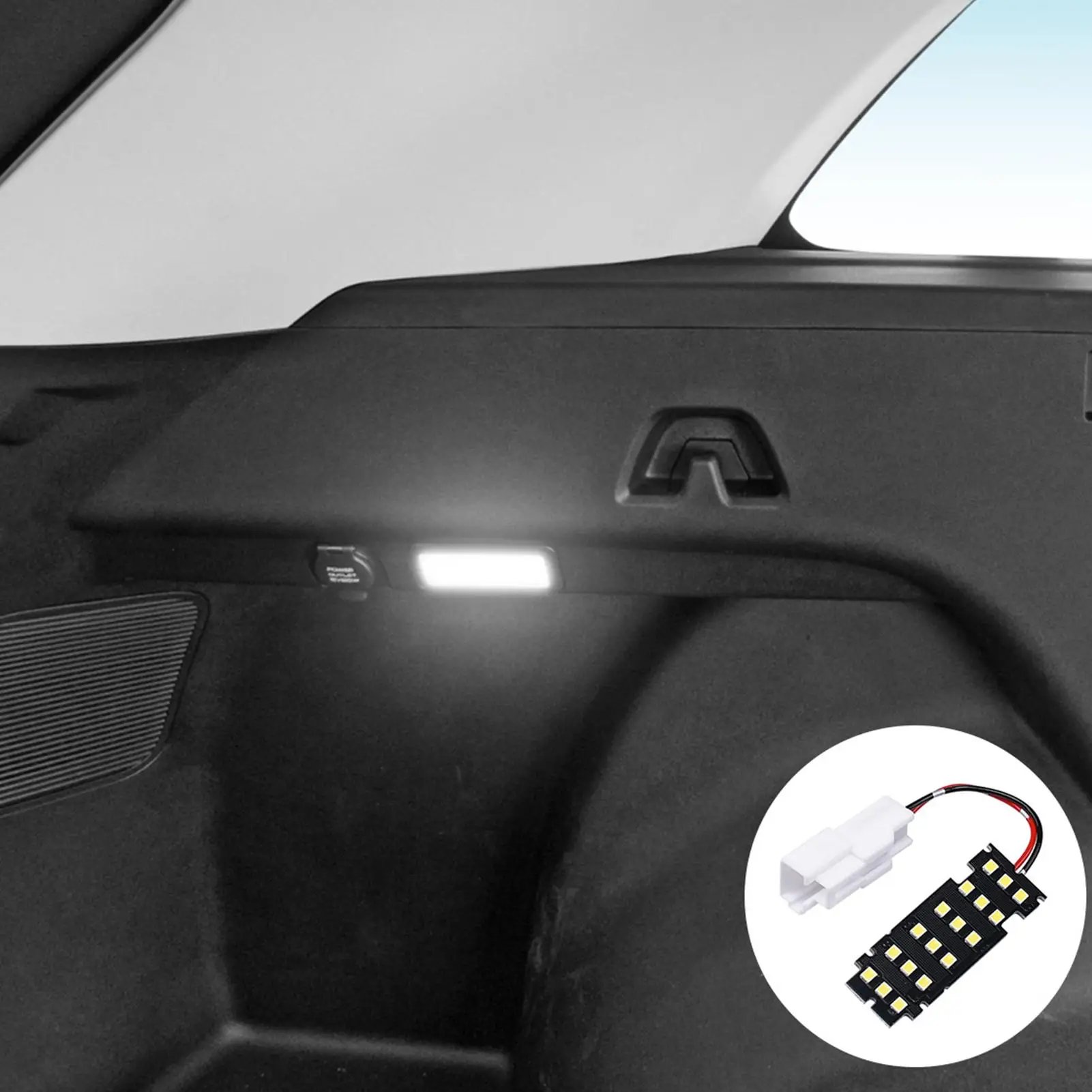 For  SUV Trunk Cargo LED Light Soft Lighting Reading Super Bright Auto Trunk Interior Light For Sedan Truck SUV RV Garage Travel