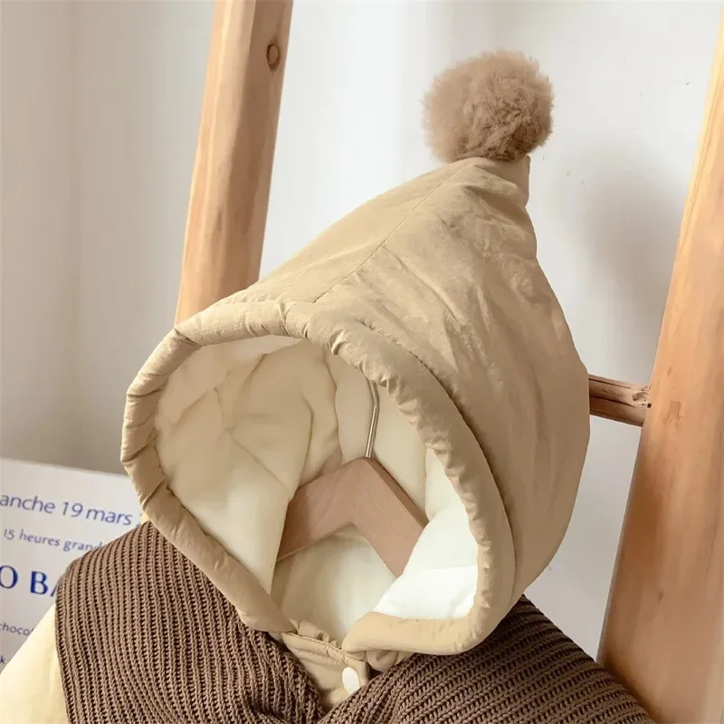 2025 جديد الوليد الشتاء رومبير الكورية موضة سميكة جمبسوت من القطن دافئ طفلة الزي ل 0-24 أشهر
