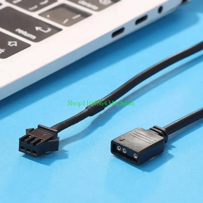 

5asd 30cm 5V 3Pin/12V 4Pin Motherboard RGB Adapter Conversion Cable for Computer