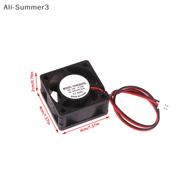 DC 5V/12V/24V Computer CPU Cooler Mini Ventola di raffreddamento 40MM Piccola ventola di scarico per stampante 3D ender 3 CR10