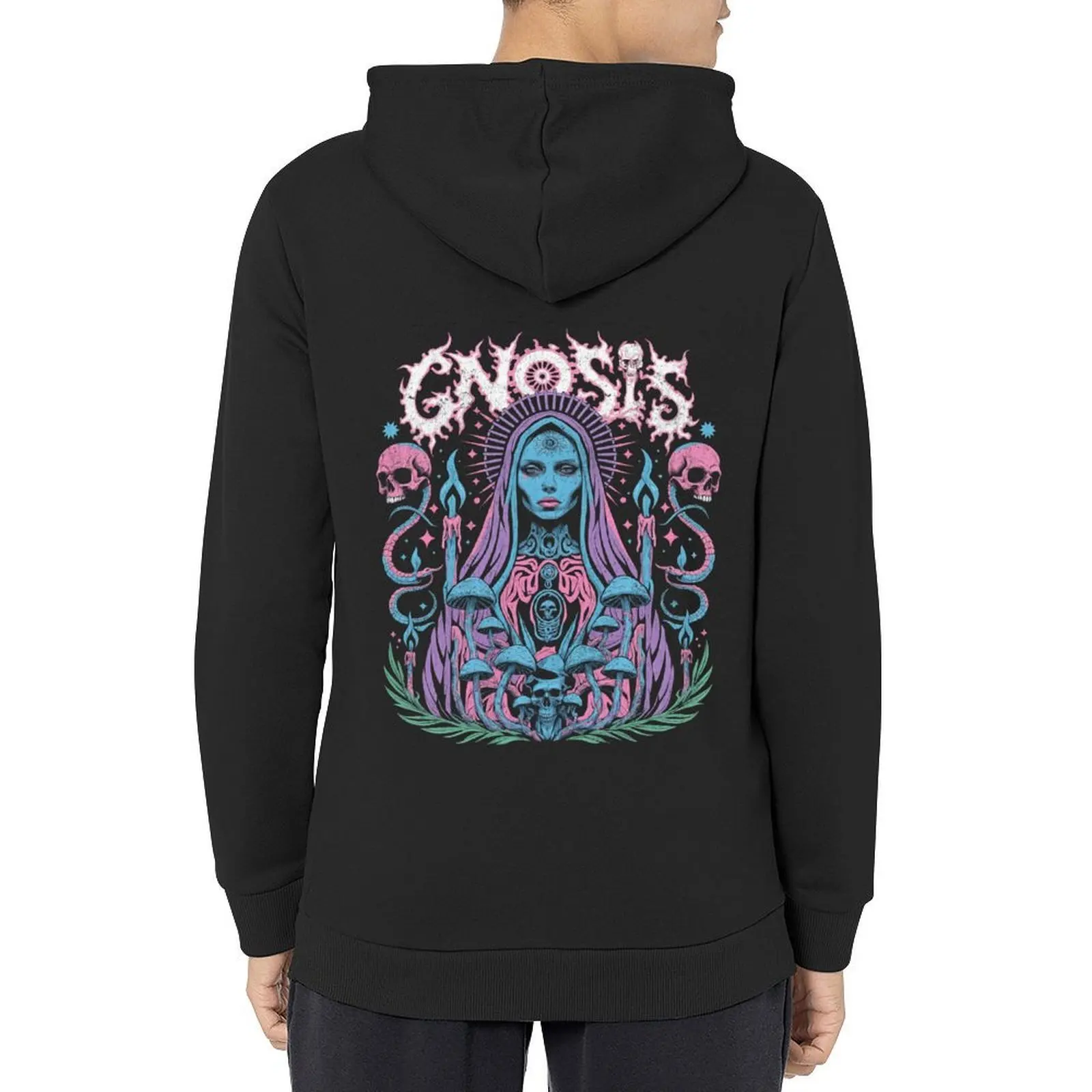 

Gnosis Mary Magdalene Dark Mystic Gnostic Art Hoodie fashion men graphic t shirts men winter clothes oversized hoodie