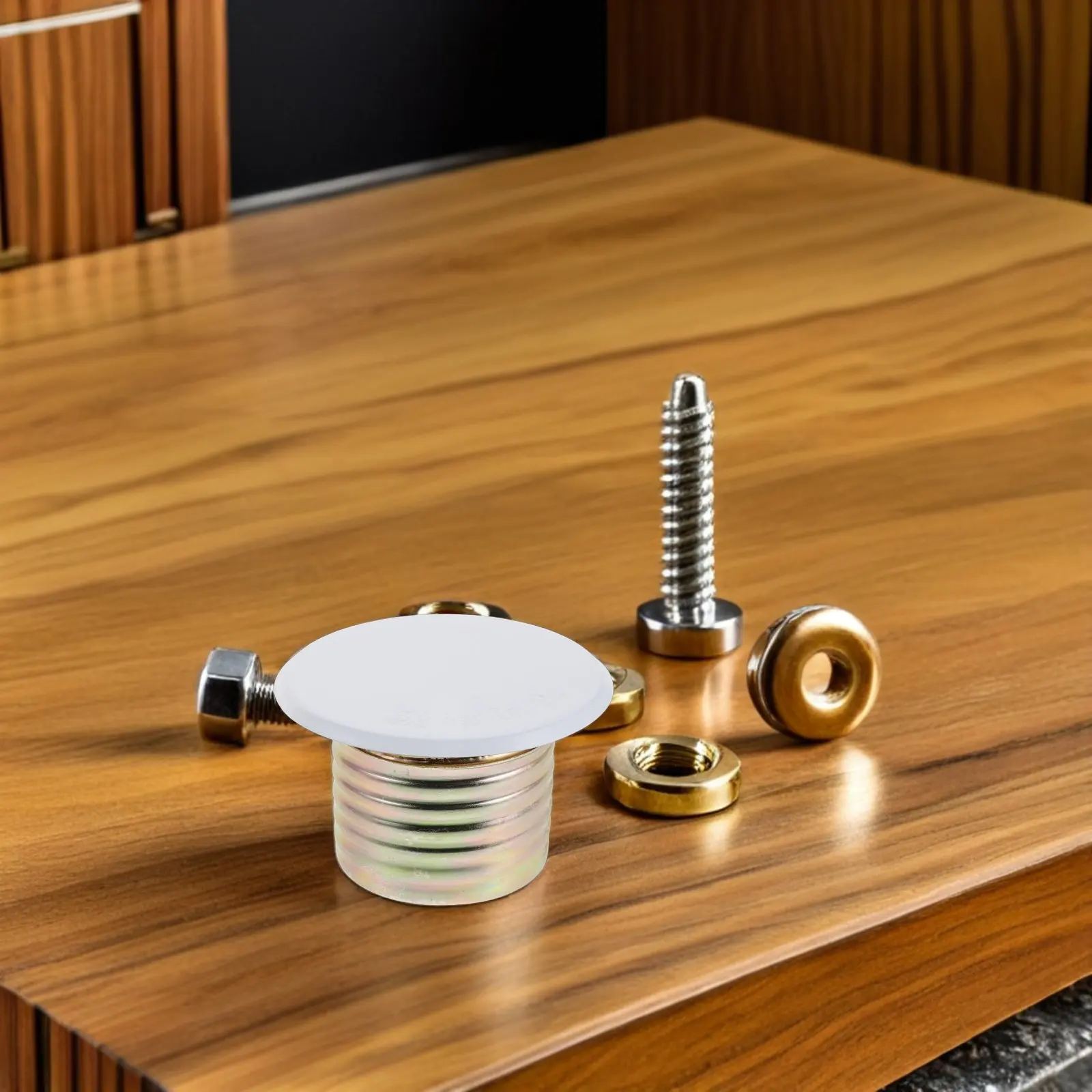 4Pcs Concealed Fire Sprinkler Cover Plate Assembly White Metal Ceiling Trim Easy Install Fire Protection Residential Commercial