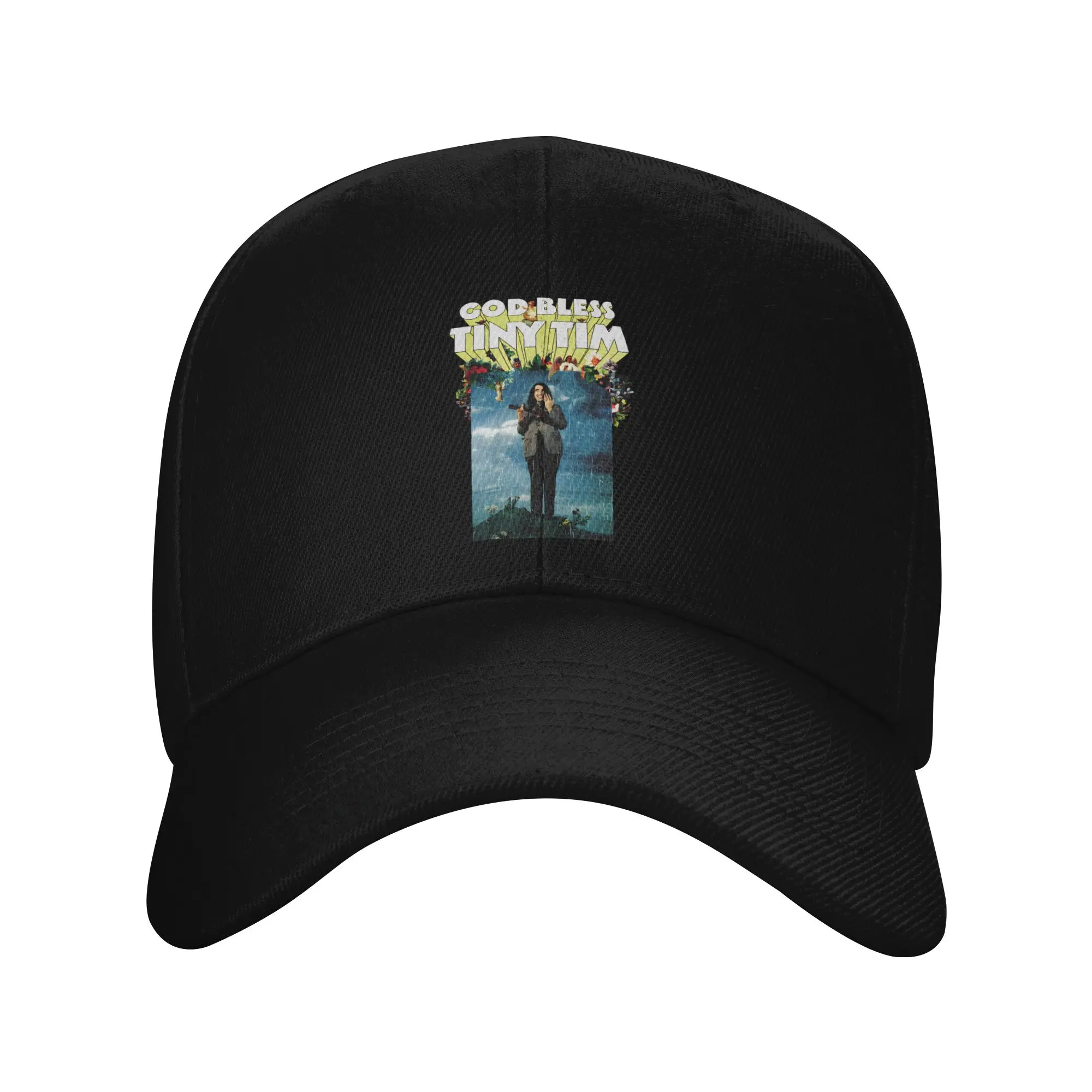 God Bless Tiny Tim Trendy Baseball Cap Camping Sun Shade Sports Cap