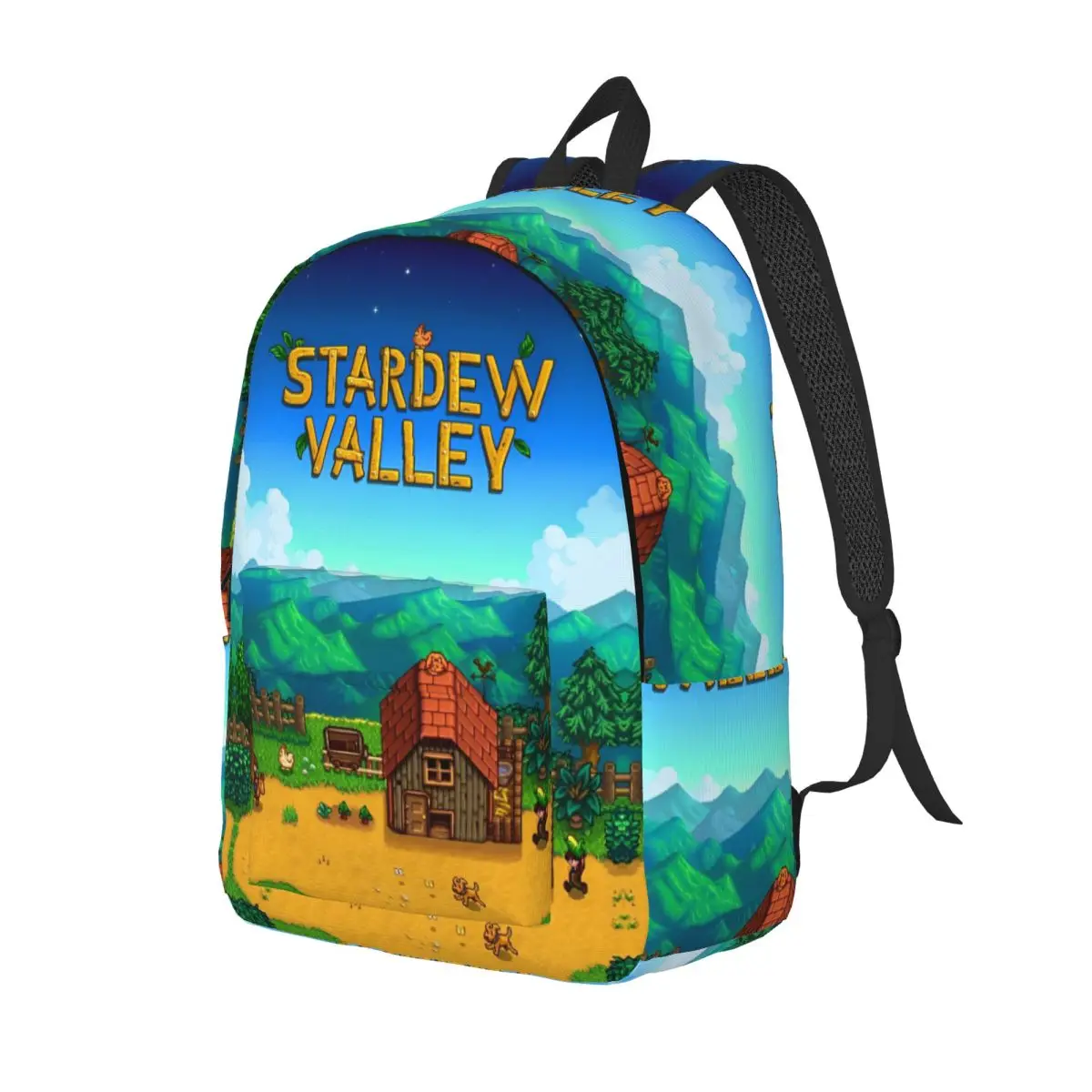 Stardew Valley Logo for Teens Student School Bookbag Farming RPG Game Daypack Elementary High College Outdoor