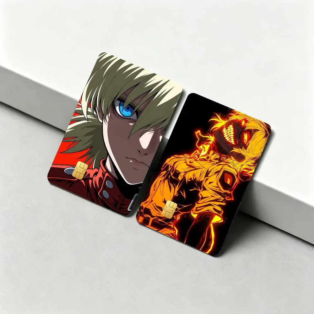 Hellsing Seras V-Victoria 1Set 4Pcs Card Skin Stickers, Waterproof Decorative Film for Credit Debit Bank Bus IC Cards