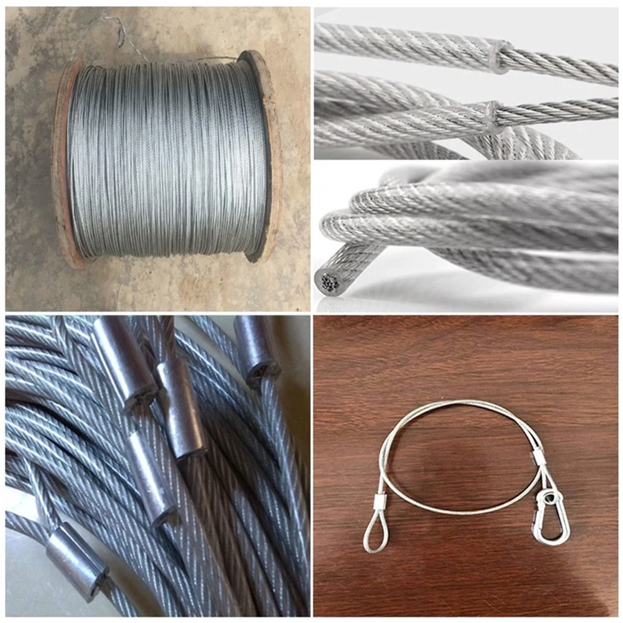 1-120Pcs 3MMx70CM Safety Cable Rope Wire Stage Light Moving Head Light Safety Rope Safety Load 20kg Safety Cable Stage Light