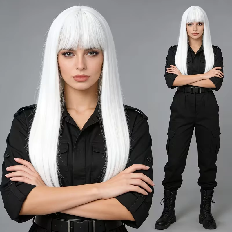 Best-selling 26-inch synthetic wig for Halloween party cosplay role-playing hair accessory for everyday parties. Hot wire wig se