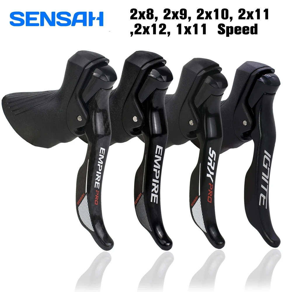 SENSAH 11 Speed Road Bike Shifters 2x11 TEAM PRO 2x10 PHI  2x9 IGNITE 2x8 REFLEX Bicycle Gear Lever Brake Shifter