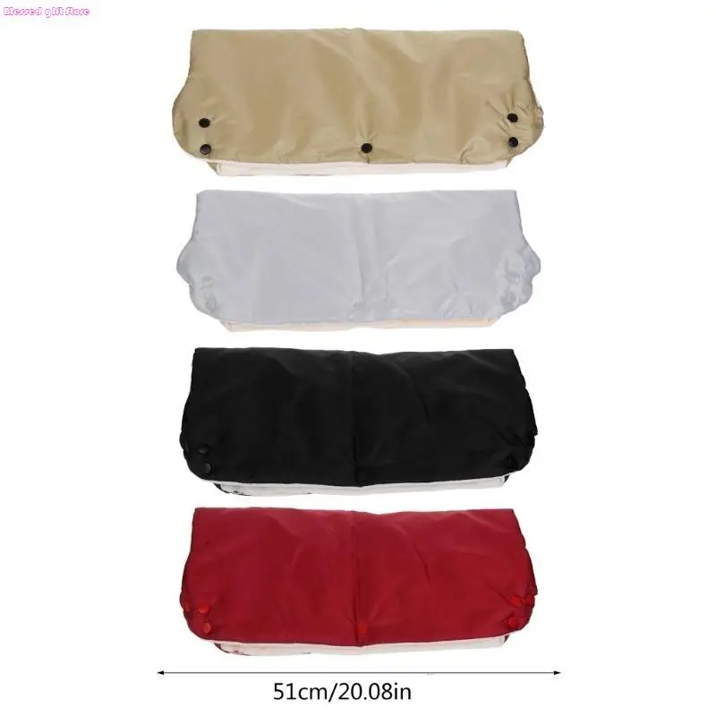 D0JC Cozy Hand Muff Warm Gloves for Baby Stroller Easy Assemble AntiFreeze Hand Muff