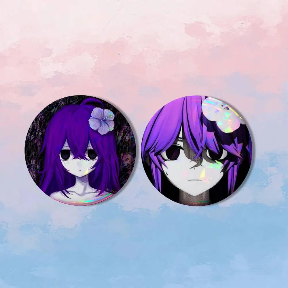 S-Sewerslvt Cynthoni Music 2 piece set Badges On Backpack Jacket Cartoon Round Brooches Acrylic Button Pins Collection Gifts