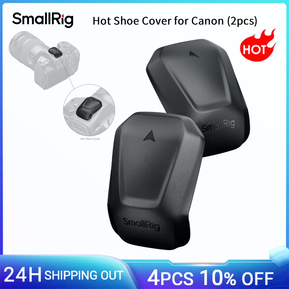 SmallRig R5 / R6 / R6 III Blitzschuhabdeckung für Canon EOS R1 / R3 / R5 II / R5 / R6 III / R6 II / R6 2 Stück Zuverlässiger Schutz -6245