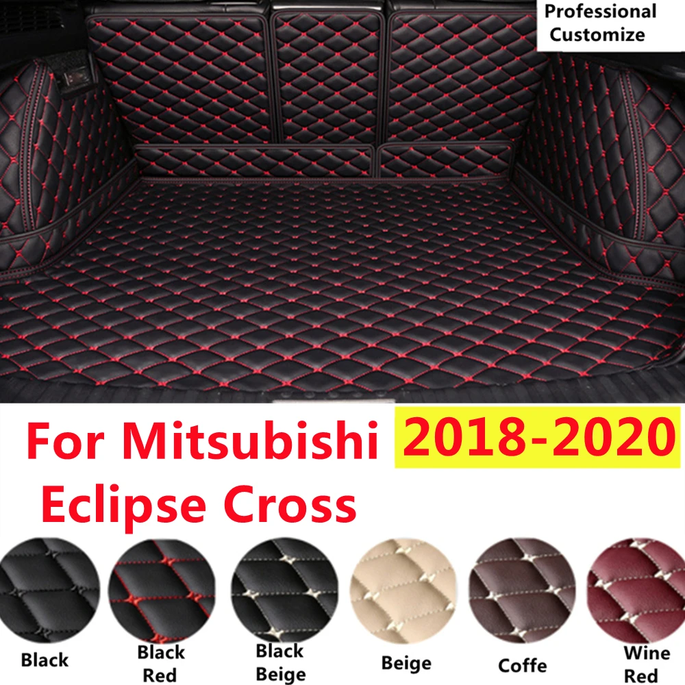 

SJ Full Set Custom Fit For Mitsubishi Eclipse Cross 2020 2019 2018 Auto Fittings Car Trunk Mat Tail Boot Tray Liner Rear Cargo