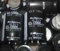 2pcs/lot 12000UF 63V 35*50mm USR Series 85℃ 12000UF63V 63V12000UF 35x50mm Aluminum Electrolytic Capacitor