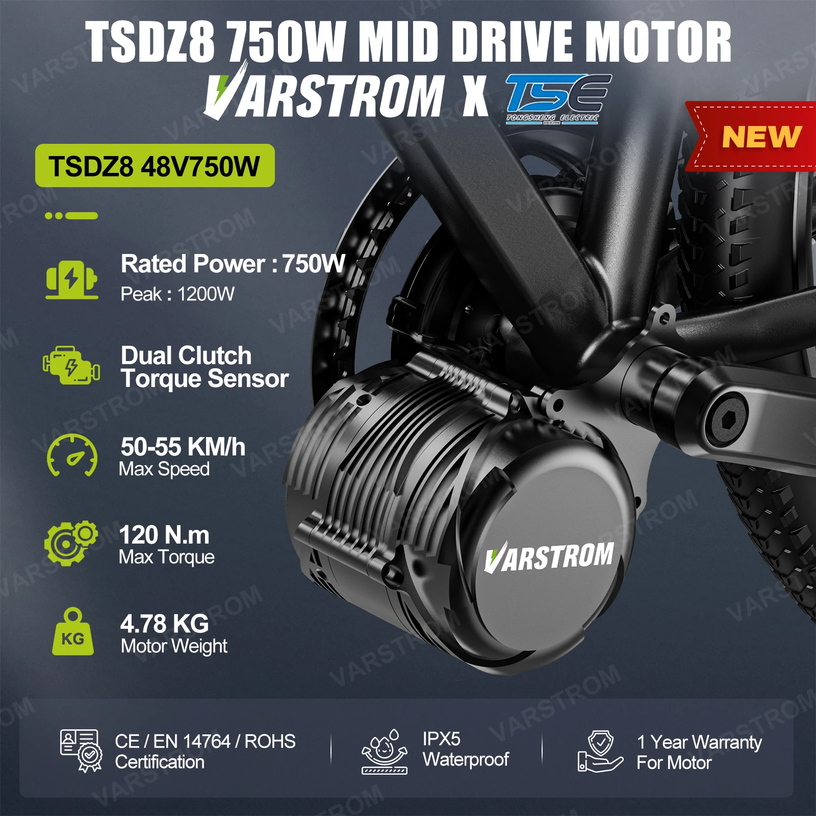 [شحن سريع خلال 3 أيام في الولا - مراجعة Torque Sensor Mid Drive Motor Kit وسعره