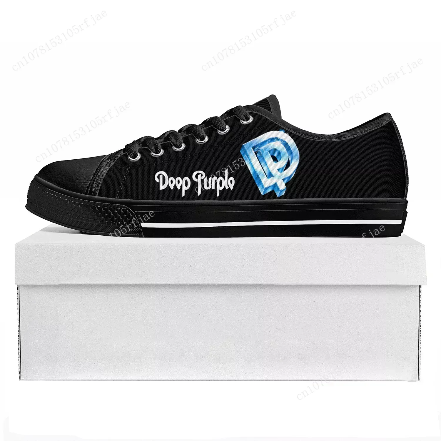 Deep Purple Heavy Metal Rock Band Low Top Sneakers Mens Womens Teenager Customize Shoe Canvas Sneaker Couple Shoes