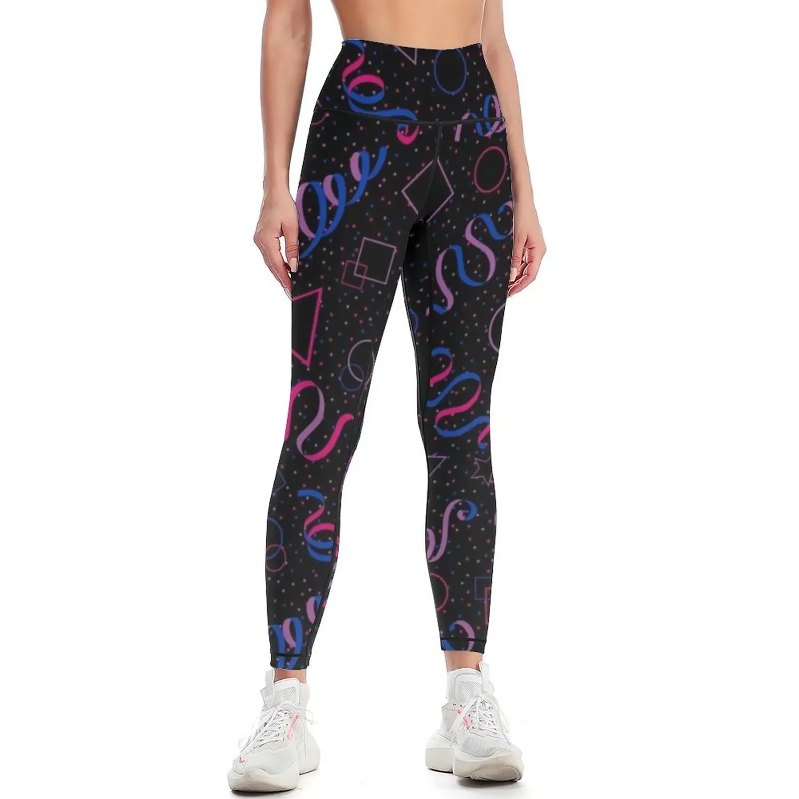 Bowling Alley Carpet, Arcade Carpet Glow in The Dark Leggings Women's gym sportswear gym Womens Leggings