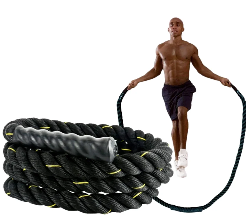 

Gymnasium Uses Combat Rope Strength Training Muscle Fitness Weighted Jump Heavy Rope Skipping
