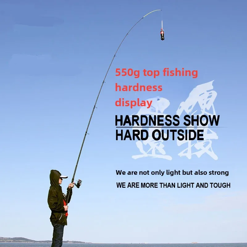 Carbon Hard Light Sea Fishing Rod Set Comprehensive Combination Gear Long Section Throwing Swing Rod