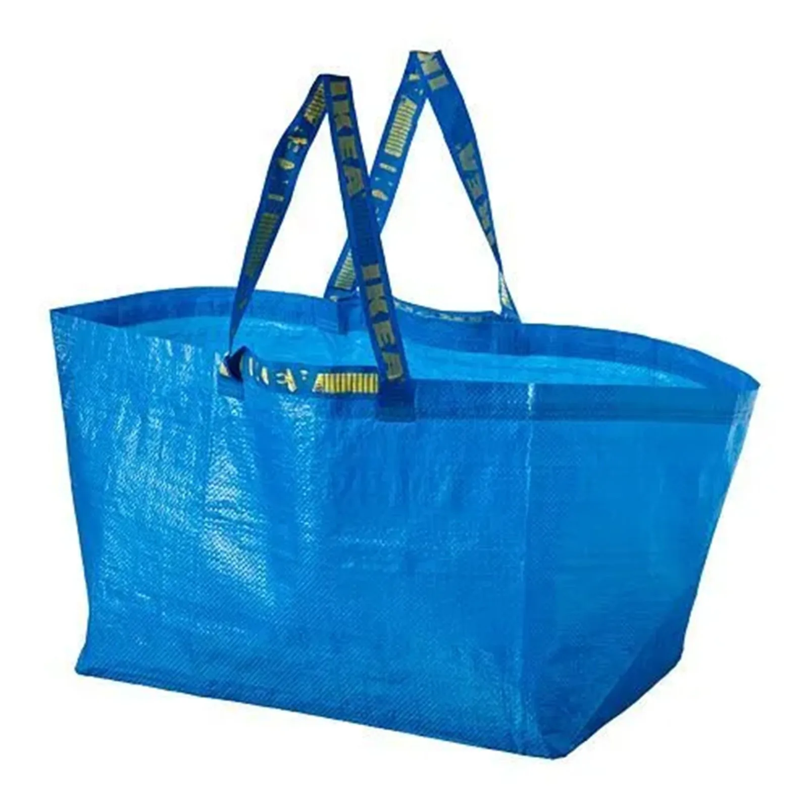 Woven Shopping Bag Large Size Moving Supermarket Hand-Held Packaging Snakeskin Bag Environmental Protection Wholesale  Bag