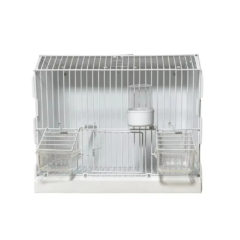 

Factory Direct Sale Rectangular Shape Wire Bird Cage Foldable Cheap Price Metal Wire Bird Cage