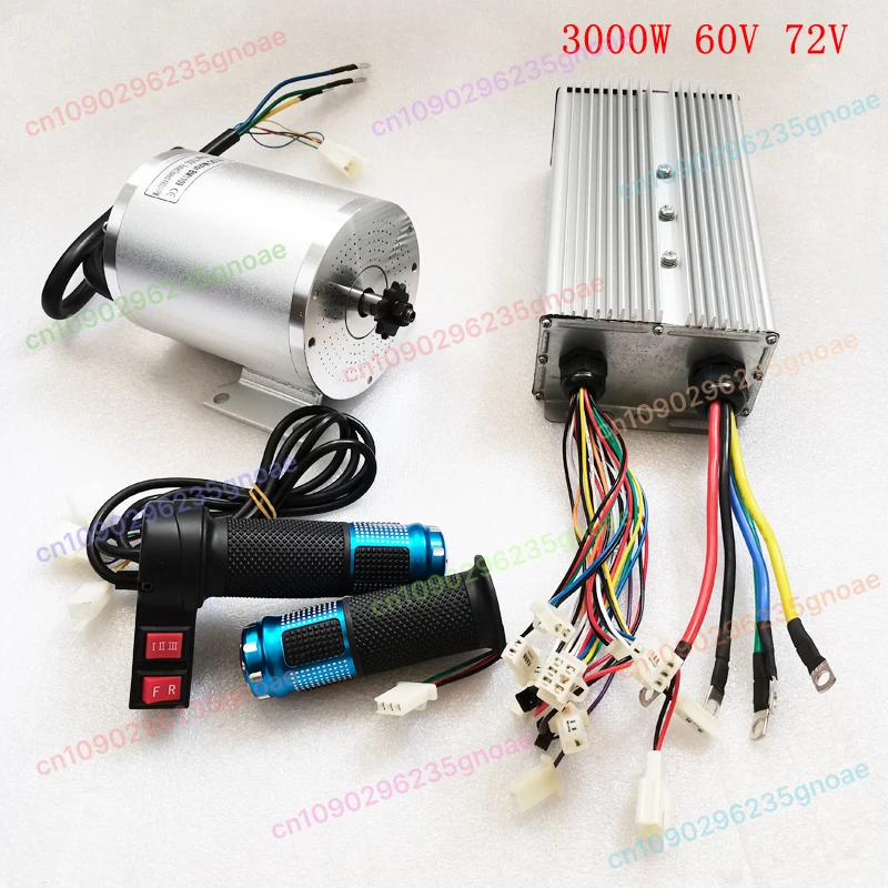 

"3000W Brushless Motor Kit - 60V/72V High-Speed Controller for E-Karts & E-Scooters"